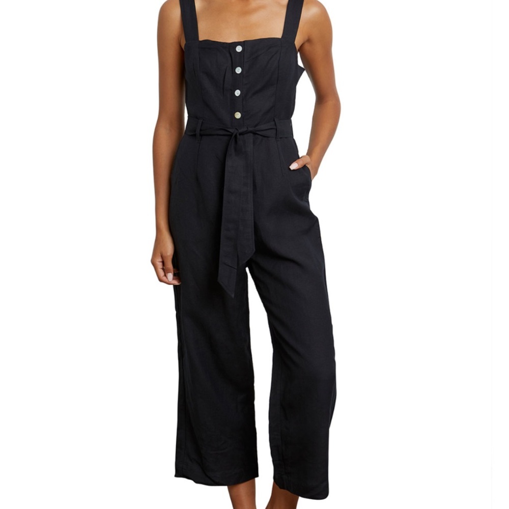 RAILS KYRA SQUARE-NECK Sleeveless Jumpsuit in black size XS. NEW WITH TAGS. - Picture 3 of 16